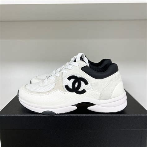 chanel shoes runners|Chanel high top sneakers 2021.